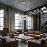 LAMPA SUFITOWA WISZĄCA G153-CP ZŁOTA