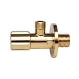 Ugaoni ventil 02 1/2" x 3/8" Gold