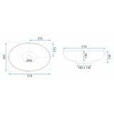 Jalustallinen pesuallas Rea Nicole Transparent