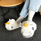 Kapcie klapki Kigurumi Pegaz biały