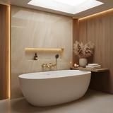 Bathroom faucet REA FOSTER Gold Brush