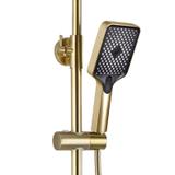 Σετ ντους REA SOUL Black/Gold Brush