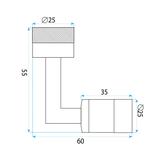ΠΕΡΙΣΤΡΕΦΟΜΕΝΗ ΕΠΕΚΤΑΣΗ REA COLT ΧΡΩΜΙΟ
