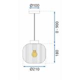 Deckenlampe APP1068-CP