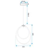 Lampe LED G021-CP Gold