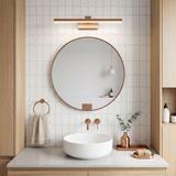 Kúpeľňové nástenné LED svietidlo SWE013-1W 43cm BRUSH COPPER