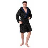 Szlafrok męski Jordan Black Navy L