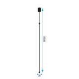 Deckenlampe  LED APP1413-C BLACK 100cm