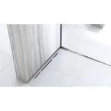 Front shower tray strip 120cm BRUSH NICKEL