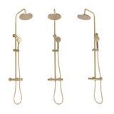 DUŠAS KOMPLEKTS AR TERMOSTATU Rea PAROT Brushed Gold