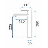 LED valgustatud täht 23cm