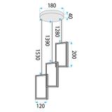 Lampe LED LHJ087-3CP BLACK