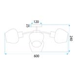 Deckenlampe boho  APP1590-6CP