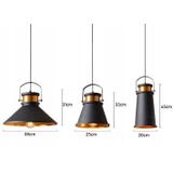 Hängelampe ASTI ABC Black/ Gold