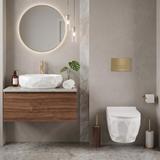 Zestaw Misa WC REA Gustavo Rimless podwieszana + Umywalka nablatowa Maya