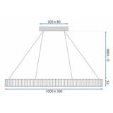 Lampe LED APP1508-CP BRUSH GOLD