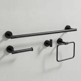 Kylpyhuonetarvikesetti GRID Black 4 osaa