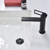 Bathroom faucet Rea Flip Black low