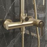 Kit de douche Rea Ontario Brush Gold