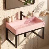 Umywalka konglomeratowa GOYA PINK 60CM + stelaż