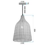 Deckenlampe NATURAL APP1646-1CP