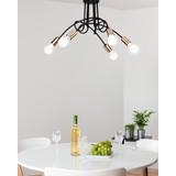 Lampe Paradise 5 Black Gold APP518-5C