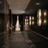 KINKIET ŚCIENNY LED G147-2W GOLD ZŁOTY SZCZOTKOWANY