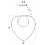 Lampe LED APP7797-cp Gold + Remote Control