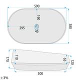 Lavabo sobre encimera Rea Zoe Marlo