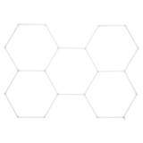 Lampa LED HEXAGON JNH051-H Biała