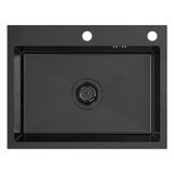Стальная мойка для кухни LUKE 110 WORKSTATION Black