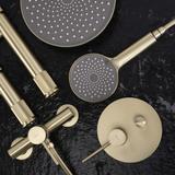 Душевой комплект Rea Lungo Stripe Gold Brush + BOX