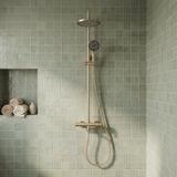 Shower Set Rea Arcos brush gold