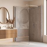 Dušo siena Rea Flexi Transparent / Chrome 70