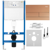 Bâti support wc K011A-Q REA T Brush Copper/Rose Gold