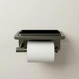 Držač toaletnog papira s policom 6613 Modern Titan