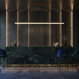 Deckenleuchte LED APP1694-CP 120 cm Brush Gold