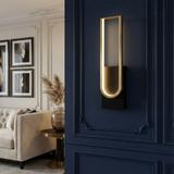 Wandlampe LED APP1782-W Brush Gold/Black