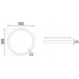 LED PANEL rund white 42W