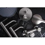 Bateria Umywalkowa Rea Foster nikiel szczotkowany niska