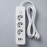 Listwa zasilająca Przedłużacz 3 gniazda + 2x USB-A + USB-C JNH020-3A Biały