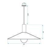 Lampa sufitowa Wisząca APP1084-1CP