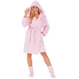 Naiste hommikumantel Nancy Pink + sokid L/XL