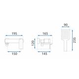 REA STORM titaaninen kylpyhana