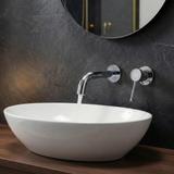 Вилив для змішувача прихованого монтажу Rea Lungo 20 cm Chrome