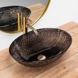 Umývadlo na dosku REA FROST BLACK