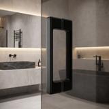 Shower door handle Rea 02 Black
