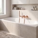 Bathroom faucet Rea Lungo Copper Brush
