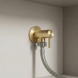Valvola ad angolo 1/2" x 3/4" Brush Gold