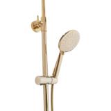 Thermostatic shower set Lungo Gold